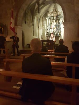 Recueillement dans la Chapelle du Ranft