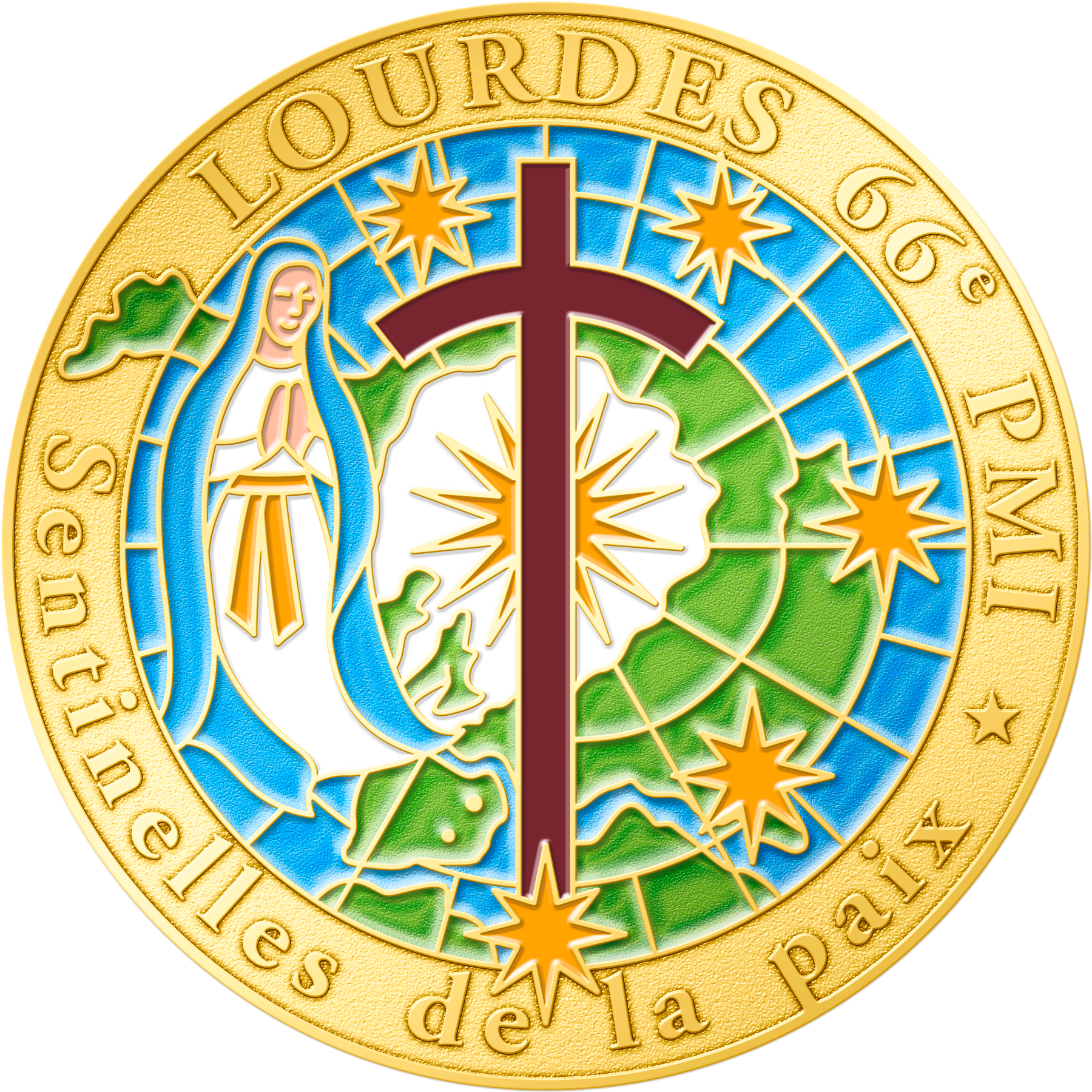 Abzeichen 66&deg; PMI Lourdes 2026